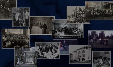 collage of phots from TEDS and TWU's history