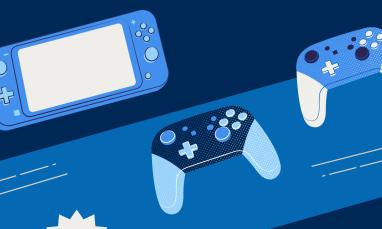 graphics of video game equipment