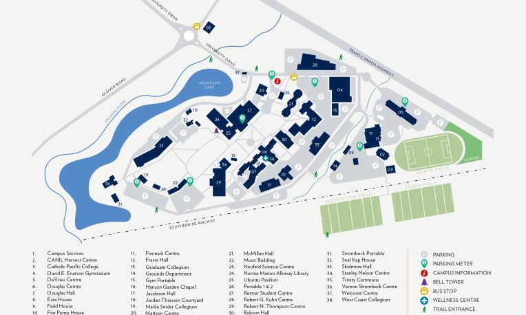 Campus Map  Trinity Western University