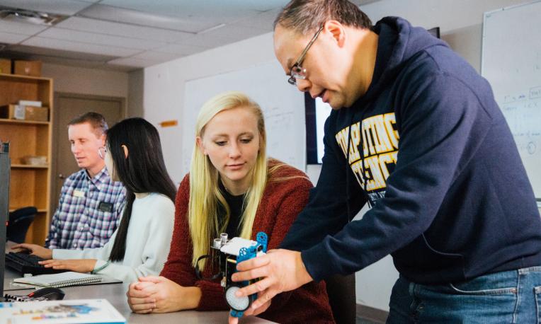 ReBoot coding camp for young learners is organized by TWU’s Computing Science program.