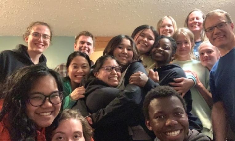 global outreach students spending time together and with local community