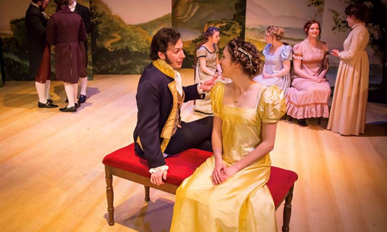 preview of a theatre show showcasing actors in their roles