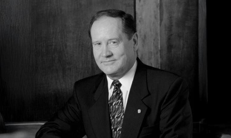 Black and white photo of Dr. Neil Snider