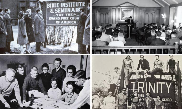 collage of TEDS history