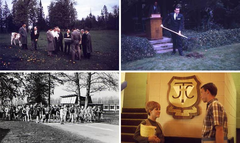 collage of TWU history