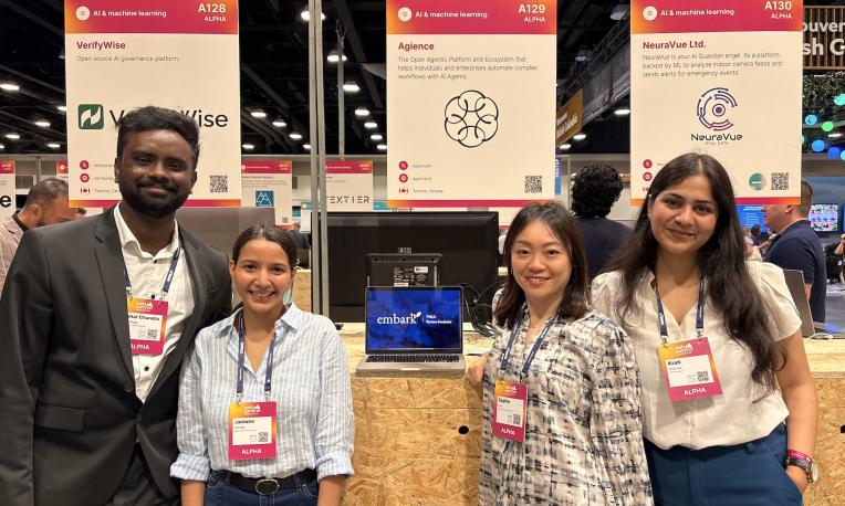 Embark team at Web Summit 2025