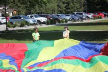 kids playing outside