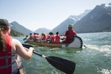 group of people on a boat