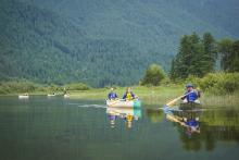 group of people on a boat