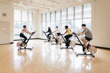 spin class in gym