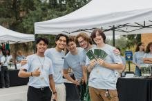 Group of students posing for the camera