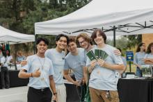 Group of students posing for the camera