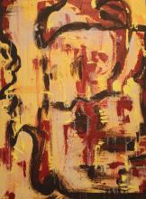 Lola Loveday, Mapping, 2026, acrylic on canvas (photo credit: courtesy of the artist)