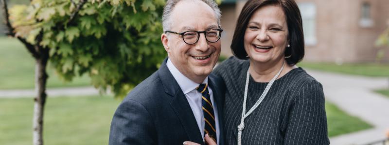 Dr Husbands and Becky Photo