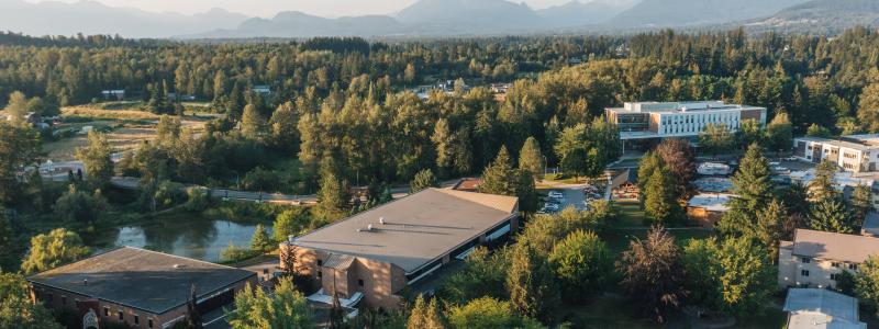 langley campus aerial photo 2022