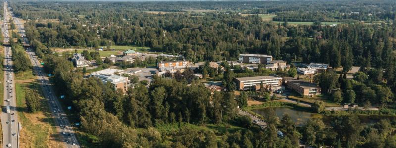 langley campus aerial photo 2022