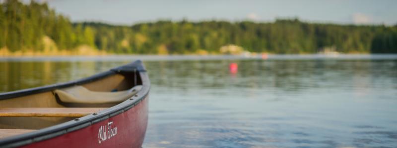 Canoe on the water.