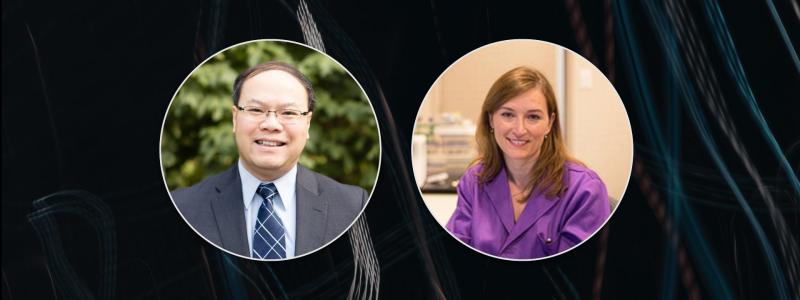 photos of Herbert Tsang and Jullie Mills