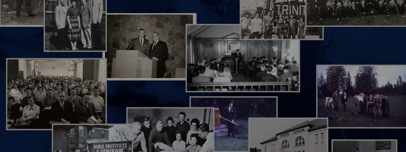 collage of phots from TEDS and TWU's history