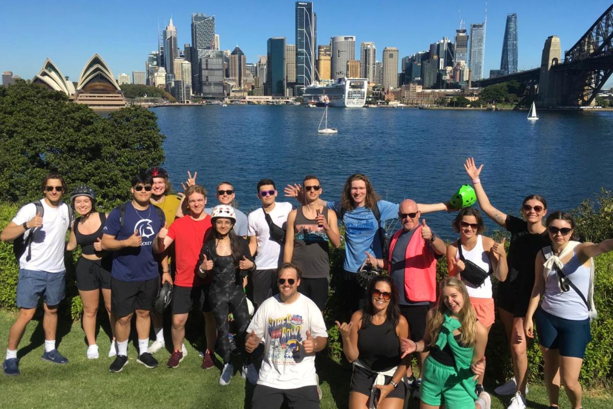 TWU Australia travel study students explore the social, psychological