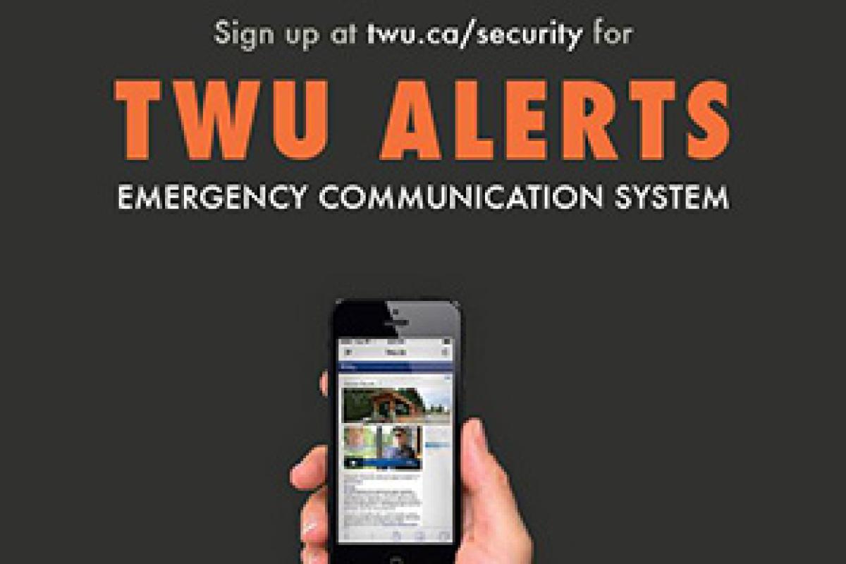 TWU to conduct campus wide lockdown drill Trinity Western University