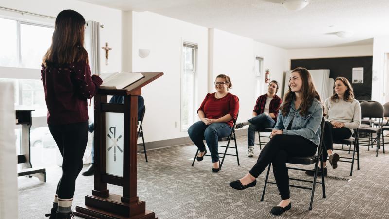 Students in session at Catholic Pacific College.