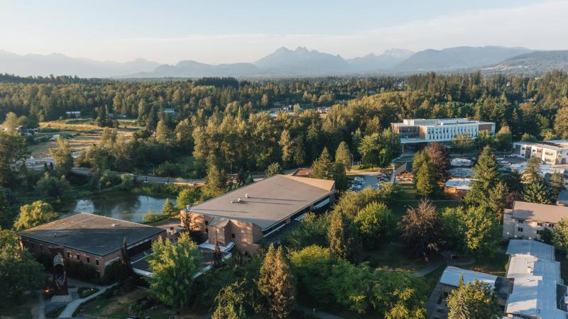 langley campus aerial photo 2022
