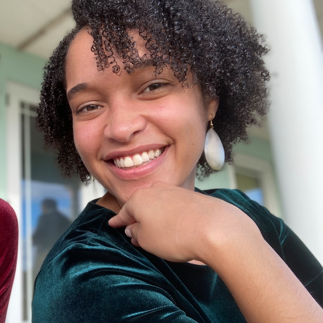 person smiling at the camera