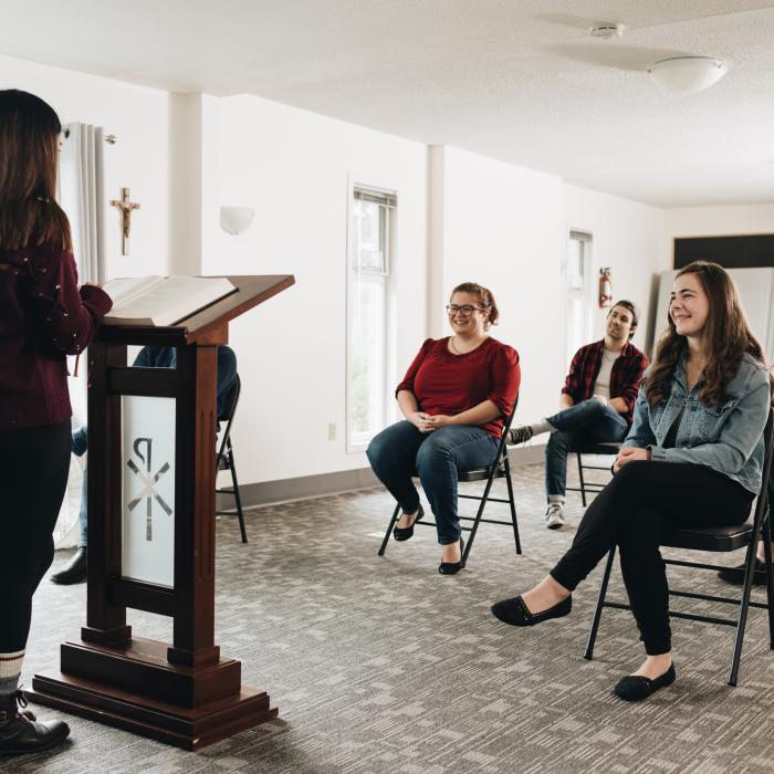 Students in session at Catholic Pacific College.