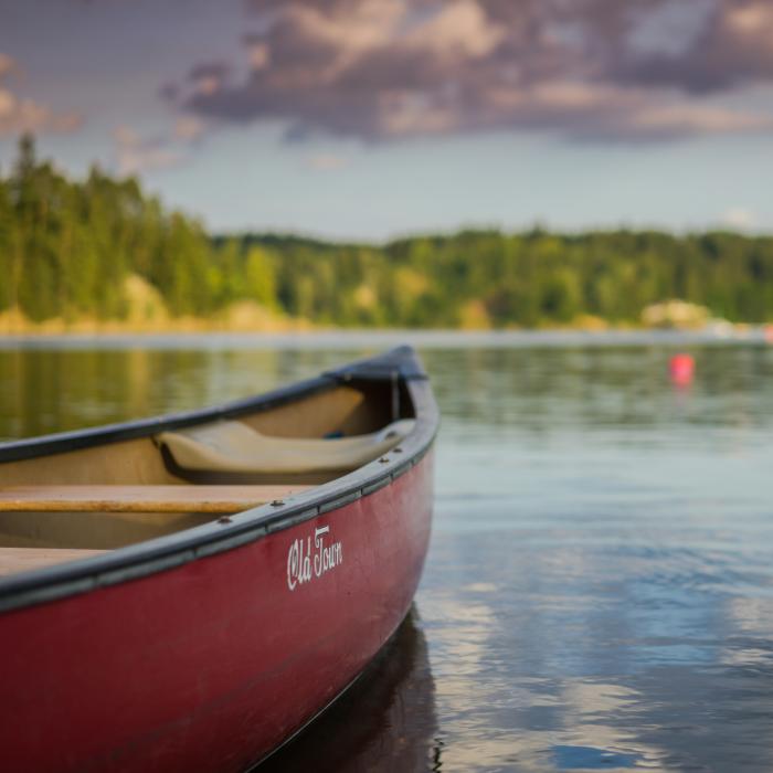 Canoe on the water.