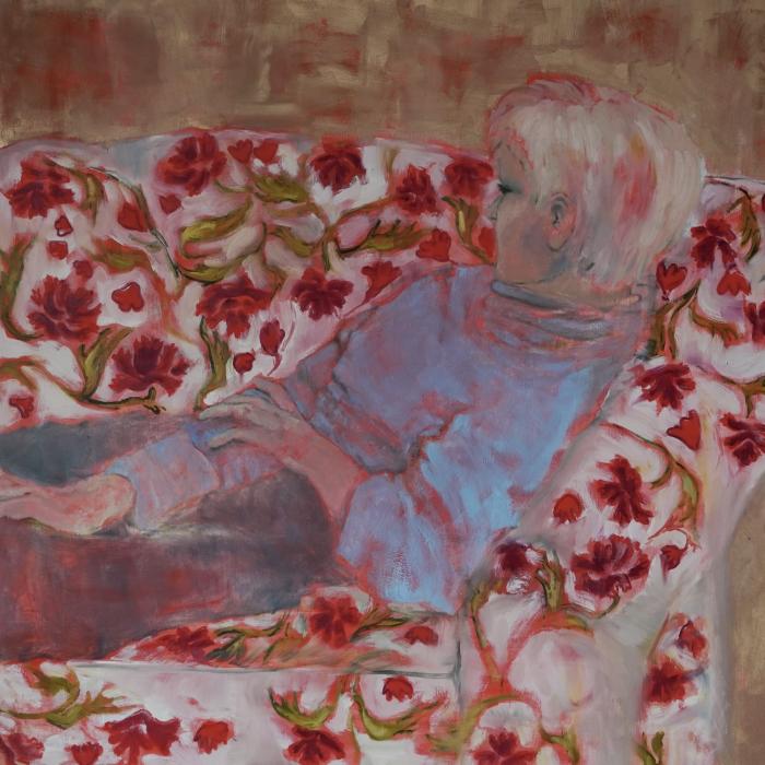 Bailey Snider, Repose (detail), 2024, oil on panel, image courtesy of the artist