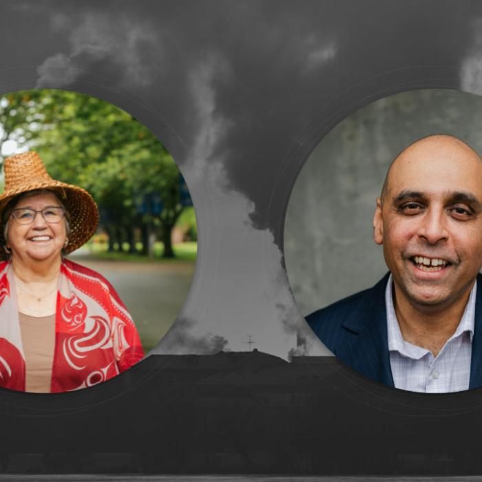 Portraits of Patti Victor Switametelót and Dr. Richard Chandra