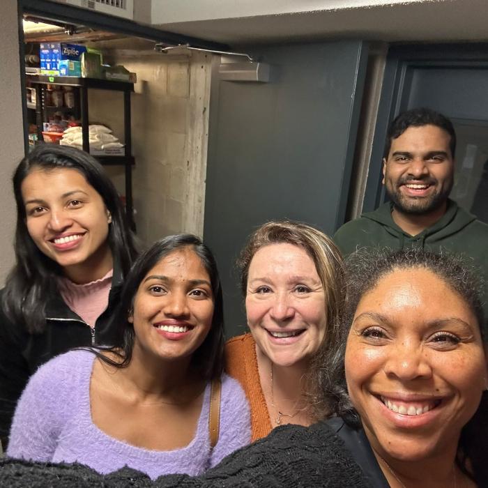 People taking a selfie during Day of Service