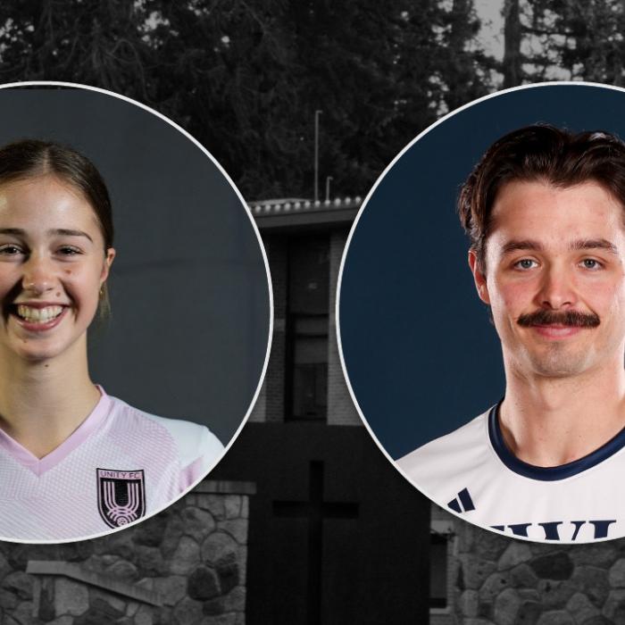 Portrait of Taylor Roxburgh and Kya Thackwray