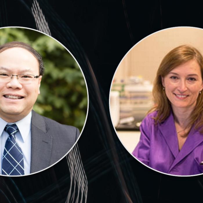 photos of Herbert Tsang and Jullie Mills